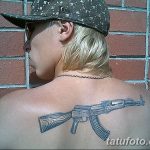 Фото рисунка Татуировки АК-47 29.10.2018 №044 - Tattoo AK-47 - tatufoto.com