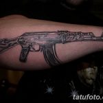Фото рисунка Татуировки АК-47 29.10.2018 №046 - Tattoo AK-47 - tatufoto.com