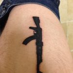 Фото рисунка Татуировки АК-47 29.10.2018 №062 - Tattoo AK-47 - tatufoto.com
