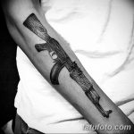 Фото рисунка Татуировки АК-47 29.10.2018 №068 - Tattoo AK-47 - tatufoto.com