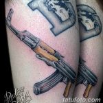 Фото рисунка Татуировки АК-47 29.10.2018 №071 - Tattoo AK-47 - tatufoto.com