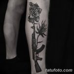 Фото рисунка Татуировки АК-47 29.10.2018 №092 - Tattoo AK-47 - tatufoto.com