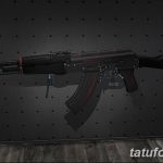 Фото рисунка Татуировки АК-47 29.10.2018 №115 - Tattoo AK-47 - tatufoto.com