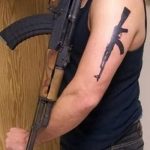 Фото рисунка Татуировки АК-47 29.10.2018 №126 - Tattoo AK-47 - tatufoto.com