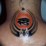 Фото рисунка Татуировки Око Ра 30.10.2018 №048 - Tattoo Eye Ra drawing - tatufoto.com