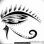 Фото рисунка Татуировки Око Ра 30.10.2018 №088 - Tattoo Eye Ra drawing - tatufoto.com
