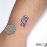 Фото рисунка мини-тату 15.10.2018 №125 - Photo mini tattoo - tatufoto.com