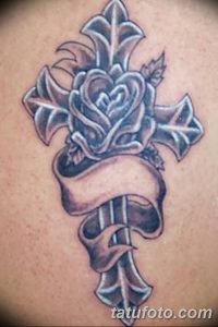 Фото рисунка тату Православный крест 12.10.2018 №030 - tattoo Orthodox - tatufoto.com