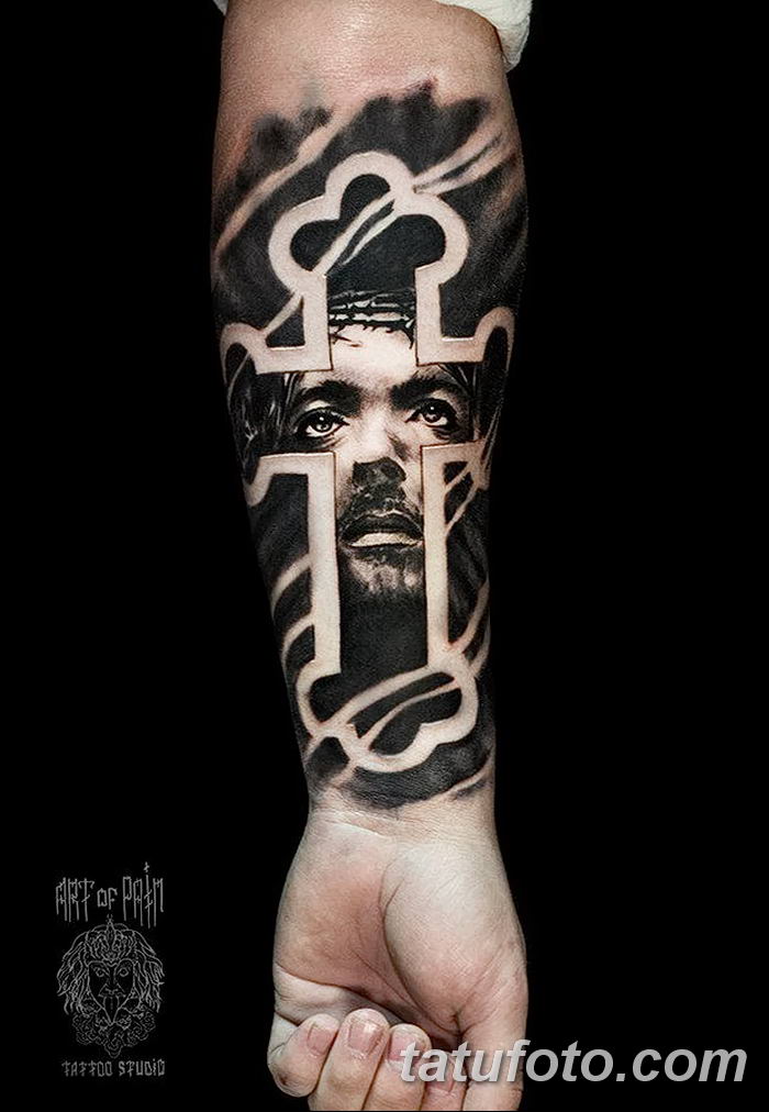 Фото рисунка тату Православный крест 12.10.2018 №119 - tattoo Orthodox - tatufoto.com