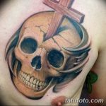 Фото рисунка тату Православный крест 12.10.2018 №198 - tattoo Orthodox - tatufoto.com