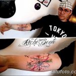 Фото рисунка тату атом 06.10.2018 №129 - tattoo atom - tatufoto.com