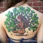 Фото рисунка тату дерево дуб 20.10.2018 №061 - tattoo tree oak drawing - tatufoto.com