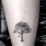 Фото рисунка тату дерево дуб 20.10.2018 №063 - tattoo tree oak drawing - tatufoto.com