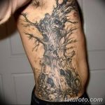 Фото рисунка тату дерево дуб 20.10.2018 №085 - tattoo tree oak drawing - tatufoto.com