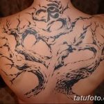 Фото рисунка тату дерево дуб 20.10.2018 №093 - tattoo tree oak drawing - tatufoto.com