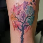 Фото рисунка тату дерево дуб 20.10.2018 №098 - tattoo tree oak drawing - tatufoto.com
