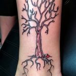 Фото рисунка тату дерево дуб 20.10.2018 №108 - tattoo tree oak drawing - tatufoto.com