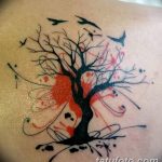 Фото рисунка тату дерево дуб 20.10.2018 №112 - tattoo tree oak drawing - tatufoto.com