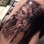 Native American Woman Tattoo Native American Indian Woman Tattoo