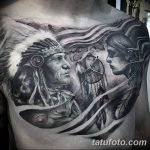 Фото рисунка тату индианка 30.10.2018 №021 - tattoo indian - tattoo-photo.ru