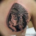 Фото рисунка тату индианка 30.10.2018 №042 - tattoo indian - tattoo-photo.ru