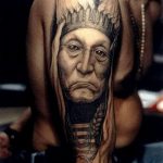 Фото рисунка тату индианка 30.10.2018 №052 - tattoo indian - tattoo-photo.ru