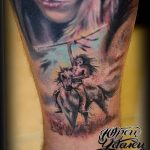 Фото рисунка тату индианка 30.10.2018 №065 - tattoo indian - tattoo-photo.ru