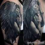 Фото рисунка тату индианка 30.10.2018 №089 - tattoo indian - tattoo-photo.ru