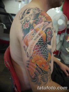 Фото рисунка тату карась 19.10.2018 №047 - tattoo carp drawing - tatufoto.com