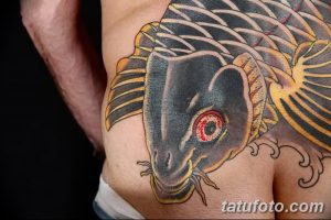 Фото рисунка тату карась 19.10.2018 №048 - tattoo carp drawing - tatufoto.com