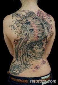 Фото рисунка тату карась 19.10.2018 №050 - tattoo carp drawing - tatufoto.com