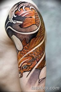 Фото рисунка тату карась 19.10.2018 №052 - tattoo carp drawing - tatufoto.com