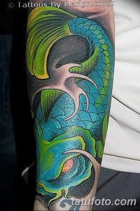 Фото рисунка тату карась 19.10.2018 №054 - tattoo carp drawing - tatufoto.com