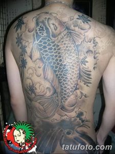 Фото рисунка тату карась 19.10.2018 №056 - tattoo carp drawing - tatufoto.com