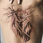 Фото рисунка тату смерть с косой 05.10.2018 №043 - tattoo death - tatufoto.com