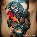Фото рисунка тату смерть с косой 05.10.2018 №101 - tattoo death - tatufoto.com