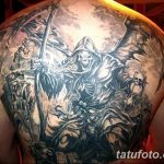 Фото рисунка тату смерть с косой 05.10.2018 №125 - tattoo death - tatufoto.com