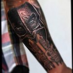 Фото рисунка тату шлем спартанца 09.10.2018 №109 - spartan helmet tattoo - tatufoto.com
