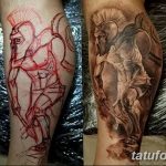 Фото рисунка тату шлем спартанца 09.10.2018 №125 - spartan helmet tattoo - tatufoto.com