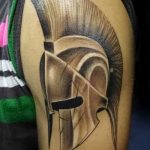 Graceful Cover Up Collection Of 25+ Blood And Spartan Helmet Tat