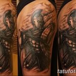 Фото рисунка тату шлем спартанца 09.10.2018 №134 - spartan helmet tattoo - tatufoto.com