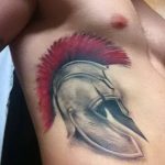 Фото рисунка тату шлем спартанца 09.10.2018 №137 - spartan helmet tattoo - tatufoto.com