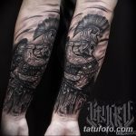 Фото рисунка тату шлем спартанца 09.10.2018 №152 - spartan helmet tattoo - tatufoto.com