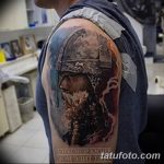 Фото рисунка тату шлем спартанца 09.10.2018 №160 - spartan helmet tattoo - tatufoto.com