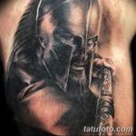 Фото рисунка тату шлем спартанца 09.10.2018 №191 - spartan helmet tattoo - tatufoto.com