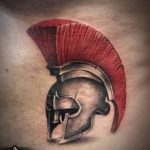 Фото рисунка тату шлем спартанца 09.10.2018 №200 - spartan helmet tattoo - tatufoto.com