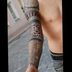 Фото рисунка тату этника 09.10.2018 №017 - ethnic tattoo - tatufoto.com