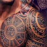 Фото рисунка тату этника 09.10.2018 №029 - ethnic tattoo - tatufoto.com