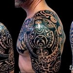 Фото рисунка тату этника 09.10.2018 №154 - ethnic tattoo - tatufoto.com