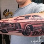 Фото рисунка татуировки автомобиль 29.10.2018 №032 - tattoo car drawing - tatufoto.com